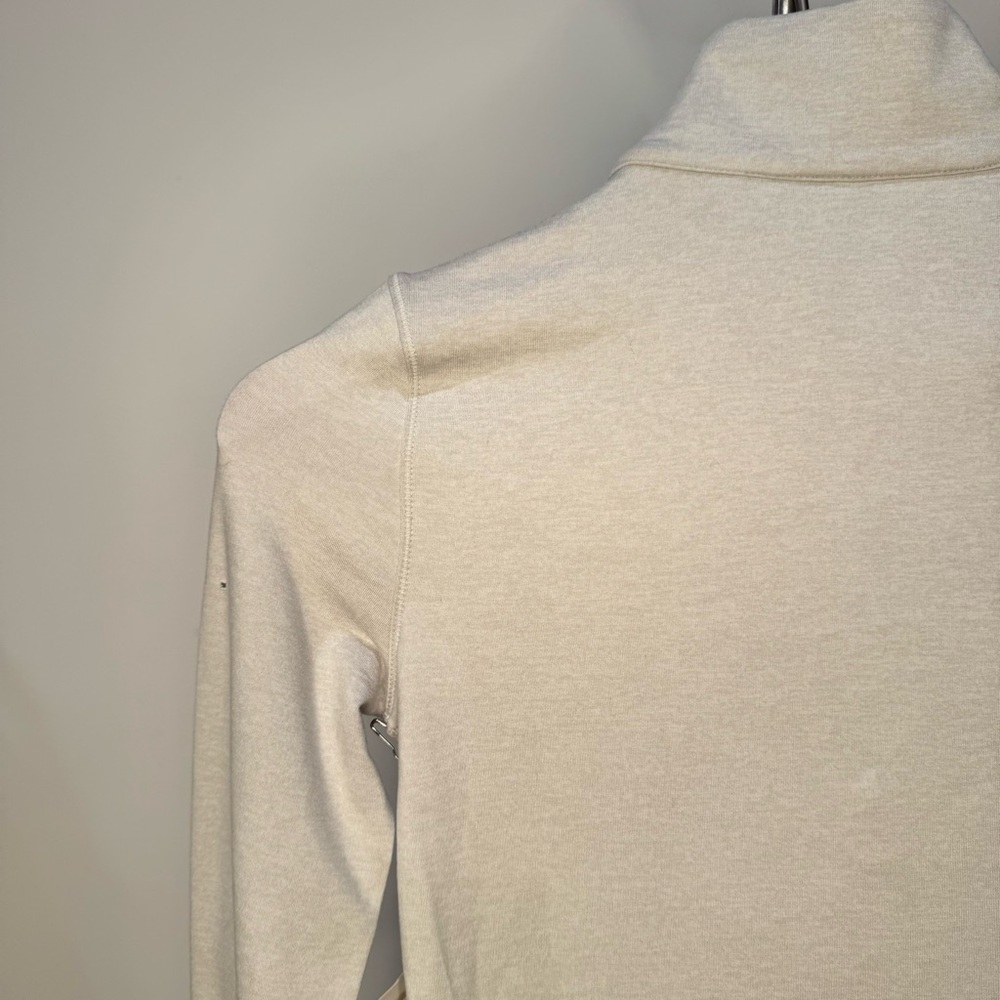 NWT Vuori Halo Essential Half Zip Women's Long Sleeve Top • Salt Heather • XS - Picture 11 of 13